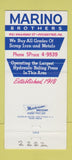 Matchbook Cover - Marino Brothers Scrap Metal Rochester PA 30 Strike
