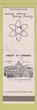 Matchbook Cover - Giant Food Grocery Library of Congress Washington DC WEAR