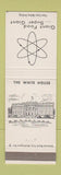 Matchbook Cover - Giant Food Grocery The White House Washington DC
