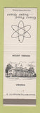 Matchbook Cover - Giant Food Grocery Mount Vernon VA