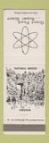Matchbook Cover - Giant Food Grocery Natural Bridge VA