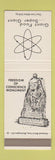 Matchbook Cover - Giant Food Grocery Freedom of Conscience  Monument MD