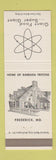 Matchbook Cover - Giant Food Grocery Barbara Fritchie Home Frederick MD