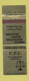 Matchbook Cover - CPI Investigations Security