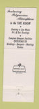 Matchbook Cover - Tom's Restaurant JACkson MI Tiki Room