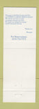 Matchbook Cover - Rotex Plaza Hotel Los Angeles CA Korean Japanese restaurant
