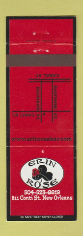 Matchbook Cover - Erin Rose Bar New Orleans LA