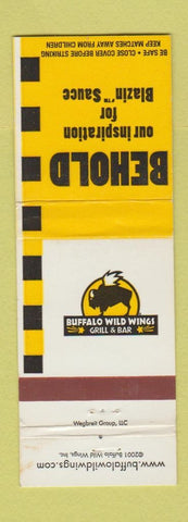 Matchbook Cover - Buffalo Wild Wings Restaurant