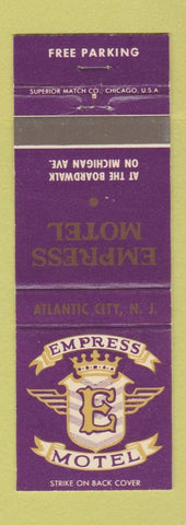 Matchbook Cover - Empress Motel Atlantic City NJ