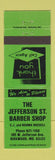 Matchbook Cover - Jefferson St Barber Shop Kirkwood MO GREN