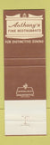 Matchbook Cover - Anthony's Restaurants Lynn Swampscott Boston MA