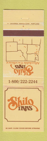 Matchbook Cover - Shilo Inns OR WA ID MT WY UT WEAR