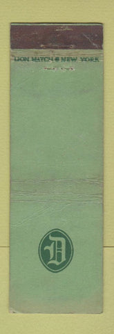 Matchbook Cover - Lion Monogram D WEAR