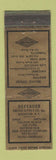 Matchbook Cover - Defender Photo Supply Rochester NY FEDERAL LONG WEAR