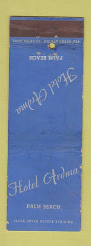 Matchbook Cover - Hotel Ardma Palm Beach FL WORN