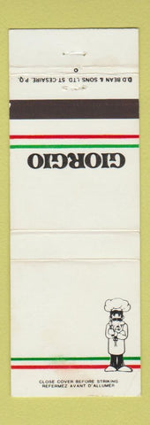 Matchbook Cover - Giorgio