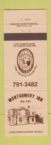Matchbook Cover - Montgomery Inn Ribs King Montgomery OH