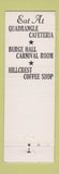 Matchbook Cover - University of Iowa Quadrangle Iowa City IA