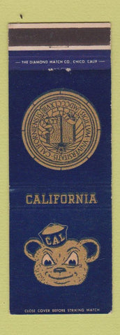 Matchbook Cover - University of Cal California Berkeley CA Bears