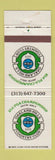 Matchbook Cover - Oakland Hills Country Club Bloomfield Township MI
