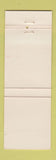 Matchbook Cover - Oakland Hills Country Club Bloomfield Township MI