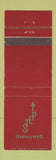 Matchbook Cover - Step Up Honeywell Error Prevention
