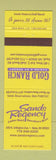 Matchbook Cover - Gold Ranch Casino Reno NV