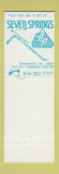 Matchbook Cover - Seven Springs Mountain Resort Champion PA