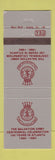Matchbook Cover - Salvation Army Centennial Celebration Atlanta GA 1990
