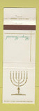 Matchbook Cover - Berger Memorial St Louis MO Funeral Home Jewish