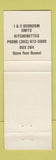Matchbook Cover - Foothill Lodge South Fork Colorado