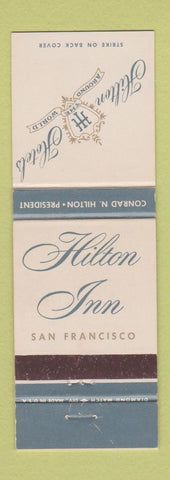 Matchbook Cover - Hilton Inn San Francisco CA