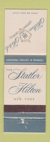 Matchbook Cover - Statler Hilton Hotel New York City WEAR