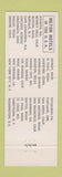 Matchbook Cover - Hilton Hawaiian Village Hotel Honolulu Hawaii