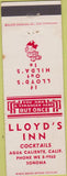 Matchbook Cover - Lloyd's Inn Sonoma CA