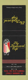 Matchbook Cover - The Boulevard Cafe Toronto ON