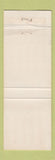 Matchbook Cover - Abby Cafe Abbotsford WI