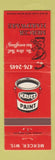 Matchbook Cover - Larry's Painting