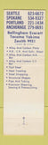 Matchbook Cover - Stack Steel Seattle Spokane WA Portland OR Anchorage AK