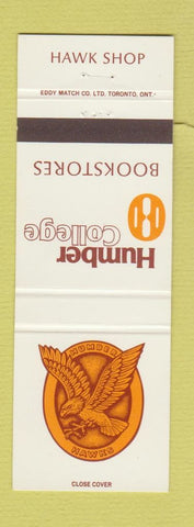 Matchbook Cover - Humber College Book Store Hawks Gordon ON