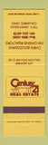 Matchbook Cover - Century 21 Real Estate Columbus OH Chris Couzounis