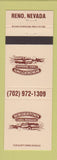 Matchbook Cover - Bordertown Casino Restaurant Reno NV