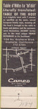 Matchbook Cover - Jacques' European Restaurant Anaheim CA
