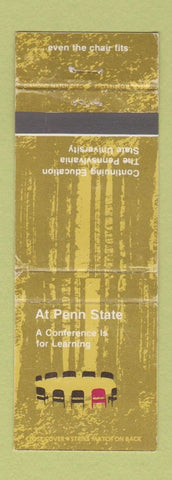 Matchbook Cover - Penn State Conference University Park PA