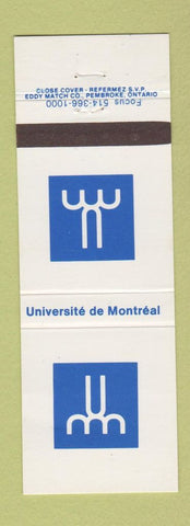 Matchbook Cover - University of Montreal QC