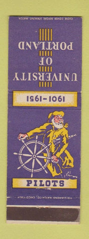 Matchbook Cover - University of Portland Pilots 1951 OR WEAR