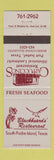 Matchbook Cover - Blackbeard's Restaurant South Padre Island TX
