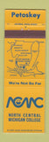 Matchbook Cover - North Central Michigan College Petoskey MI WEAR