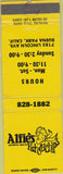 Matchbook Cover - Alfie's Fish and Chips Buena Park CA