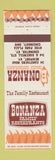 Matchbook Cover - Bonanza Restaurants Newport KY Cincinnati OH